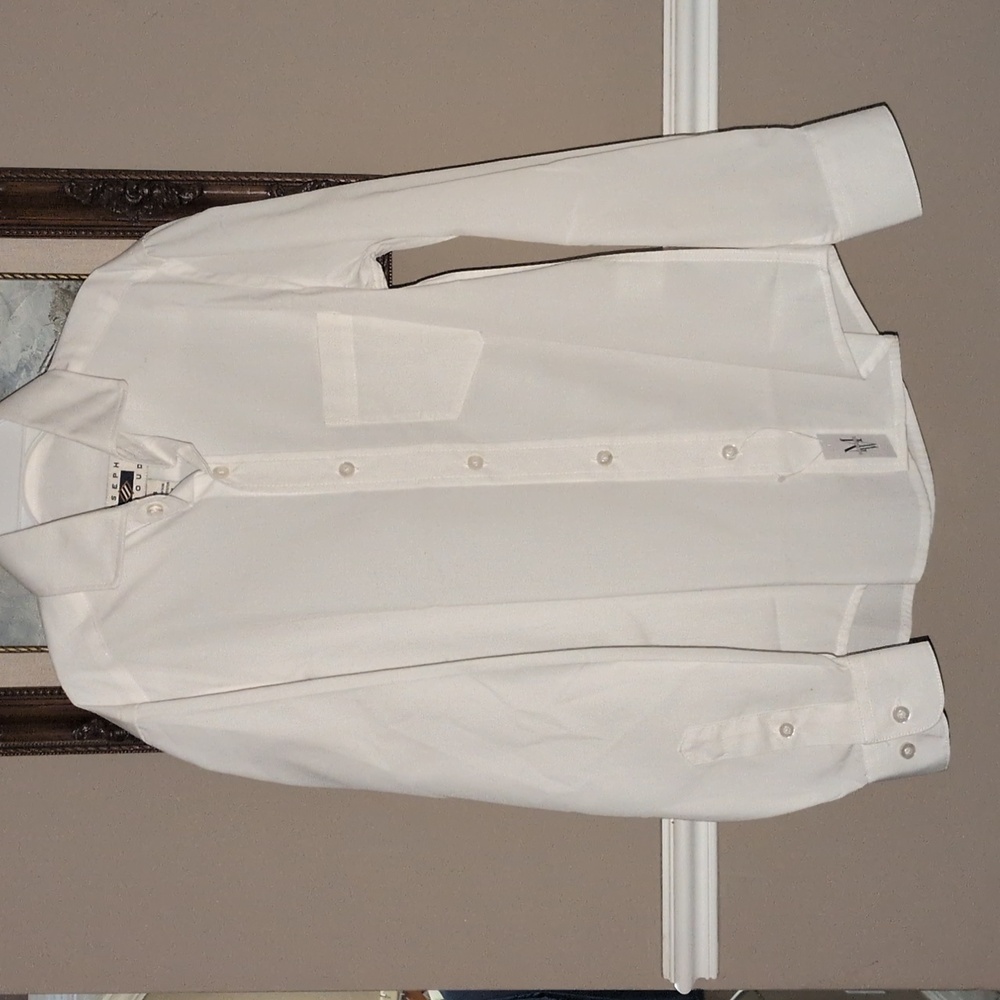 NWT Joseph Abboud White Button Down Shirt Classic Style, Boys Size 8